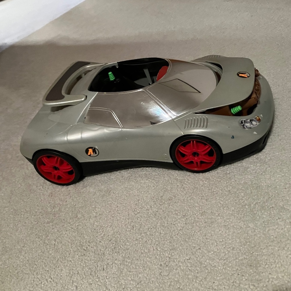 Vintage Hasbro Action Man Silver Speeder Car 1999